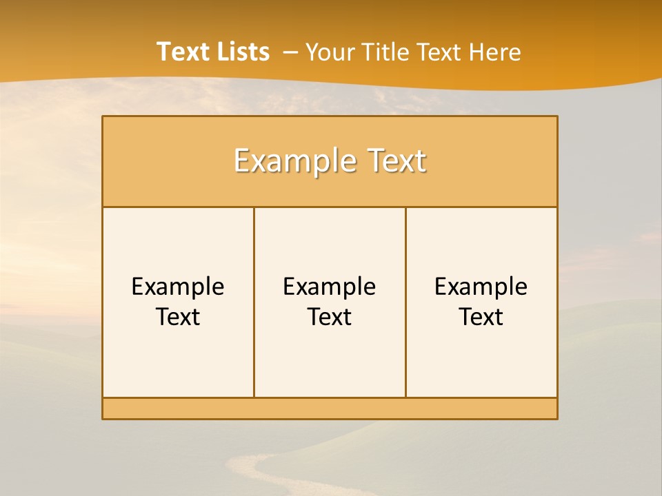 Dusk Field Summer PowerPoint Template