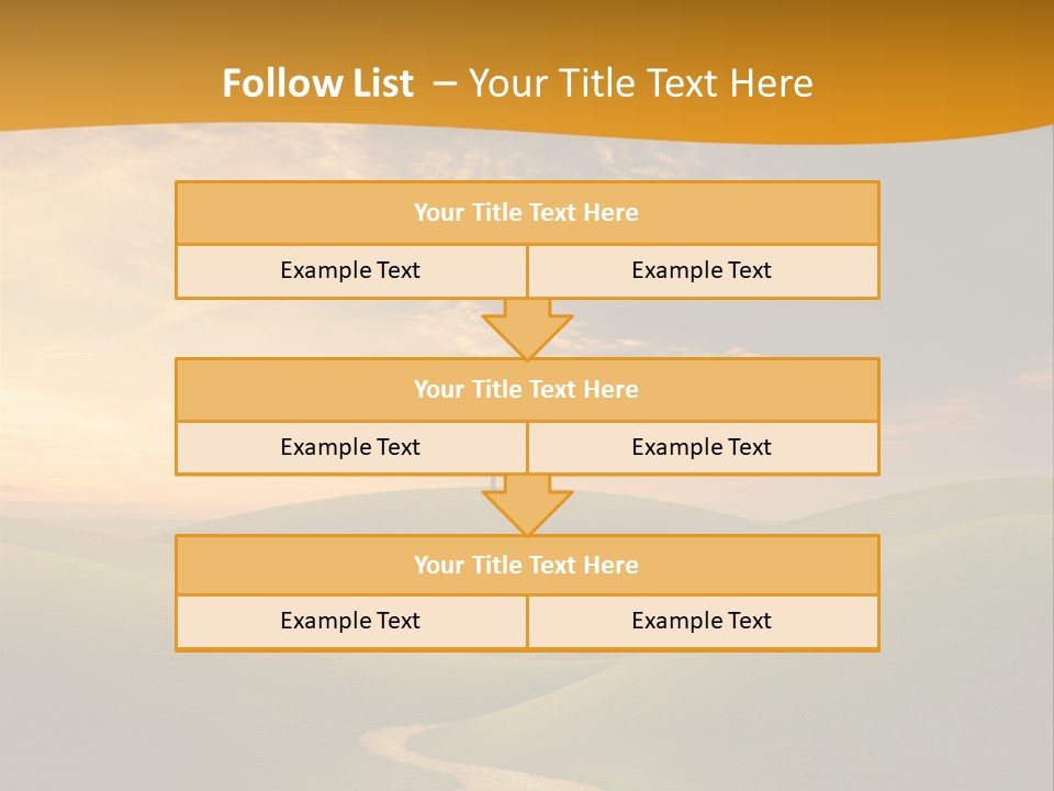 Dusk Field Summer PowerPoint Template