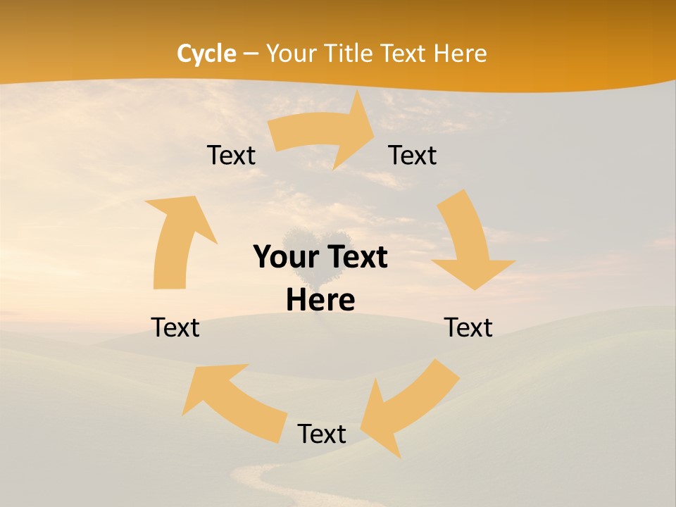 Dusk Field Summer PowerPoint Template