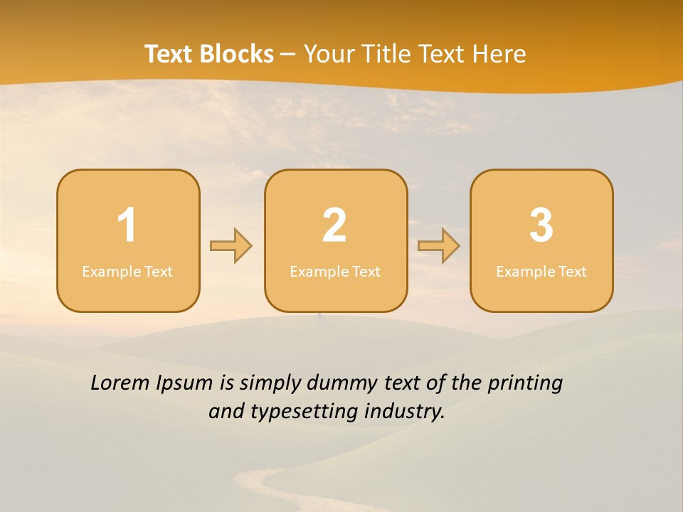 Dusk Field Summer PowerPoint Template