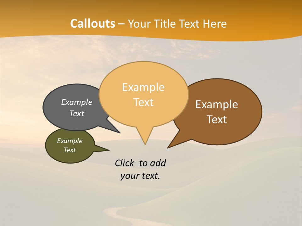 Dusk Field Summer PowerPoint Template