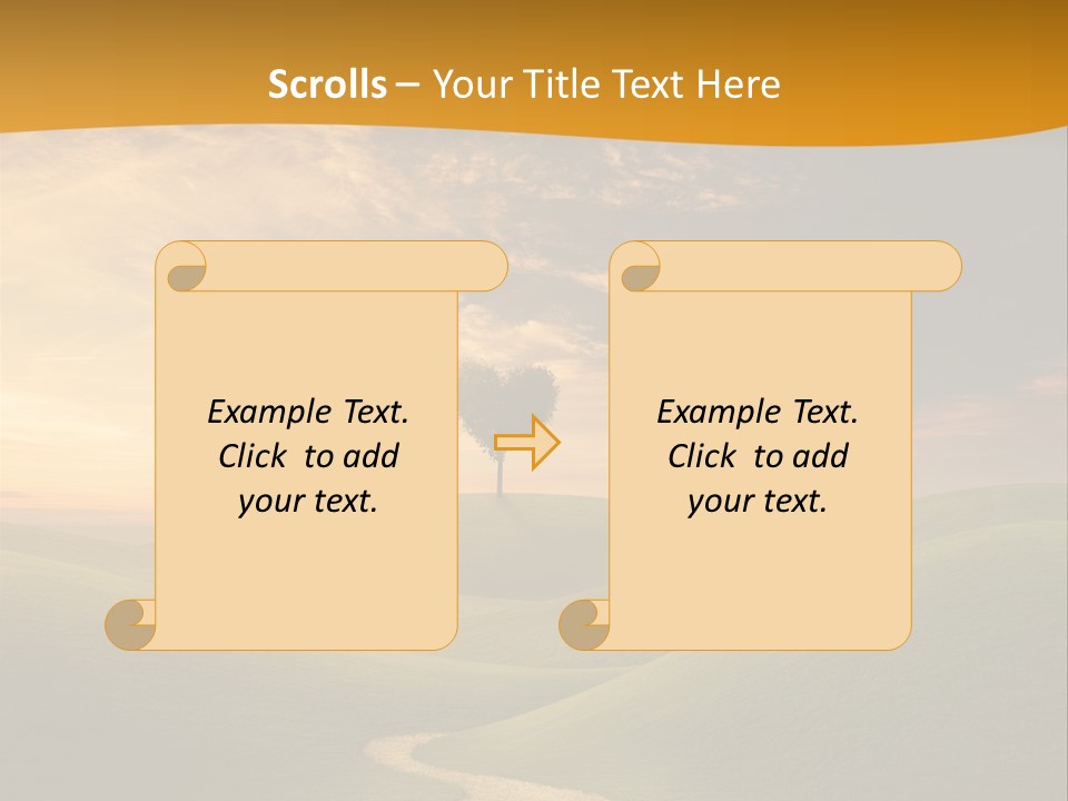 Dusk Field Summer PowerPoint Template