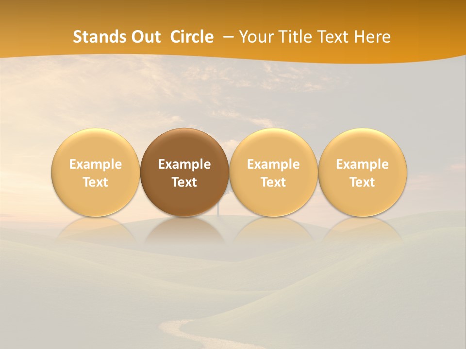 Dusk Field Summer PowerPoint Template