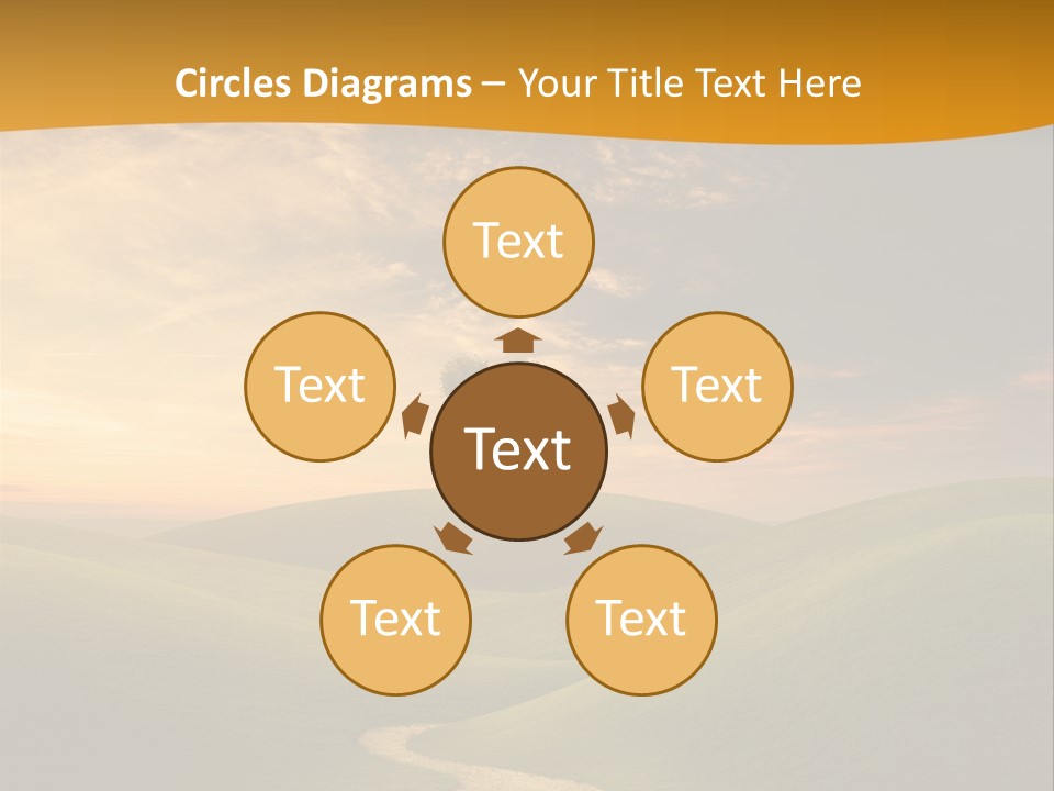 Dusk Field Summer PowerPoint Template