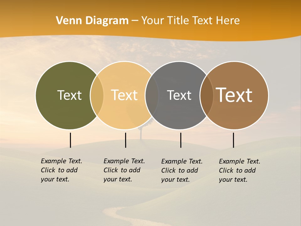 Dusk Field Summer PowerPoint Template
