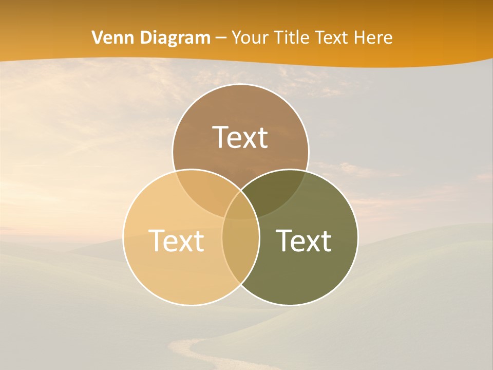 Dusk Field Summer PowerPoint Template