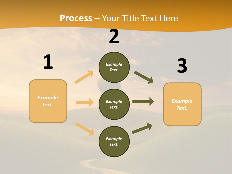 Dusk Field Summer PowerPoint Template