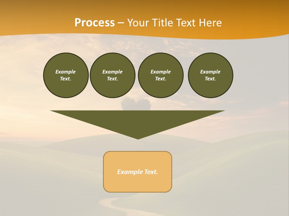 Dusk Field Summer PowerPoint Template