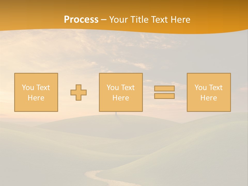 Dusk Field Summer PowerPoint Template