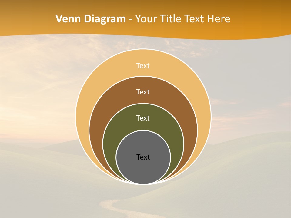 Dusk Field Summer PowerPoint Template