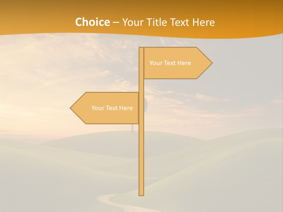 Dusk Field Summer PowerPoint Template