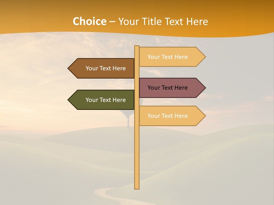 Dusk Field Summer PowerPoint Template