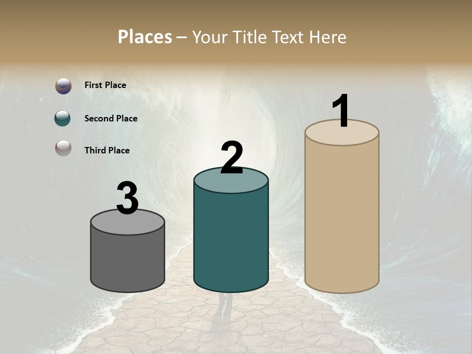 Swim Travel Abstract PowerPoint Template