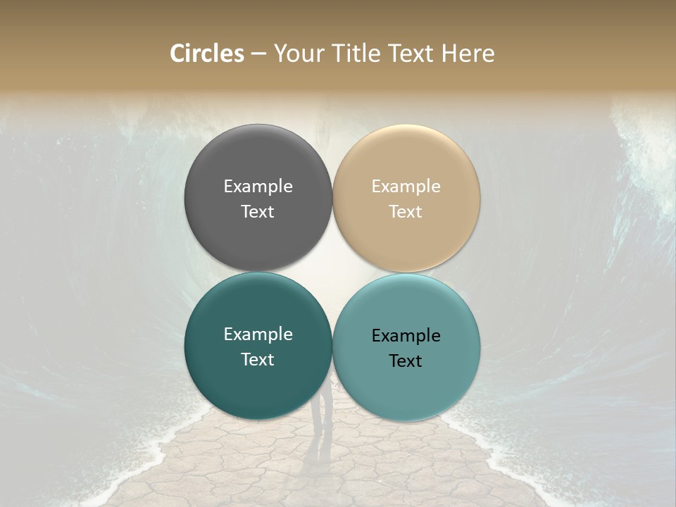 Swim Travel Abstract PowerPoint Template