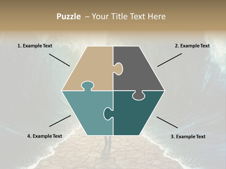 Swim Travel Abstract PowerPoint Template