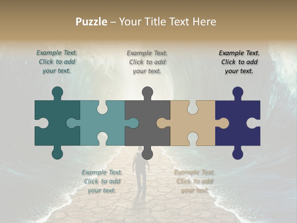 Swim Travel Abstract PowerPoint Template