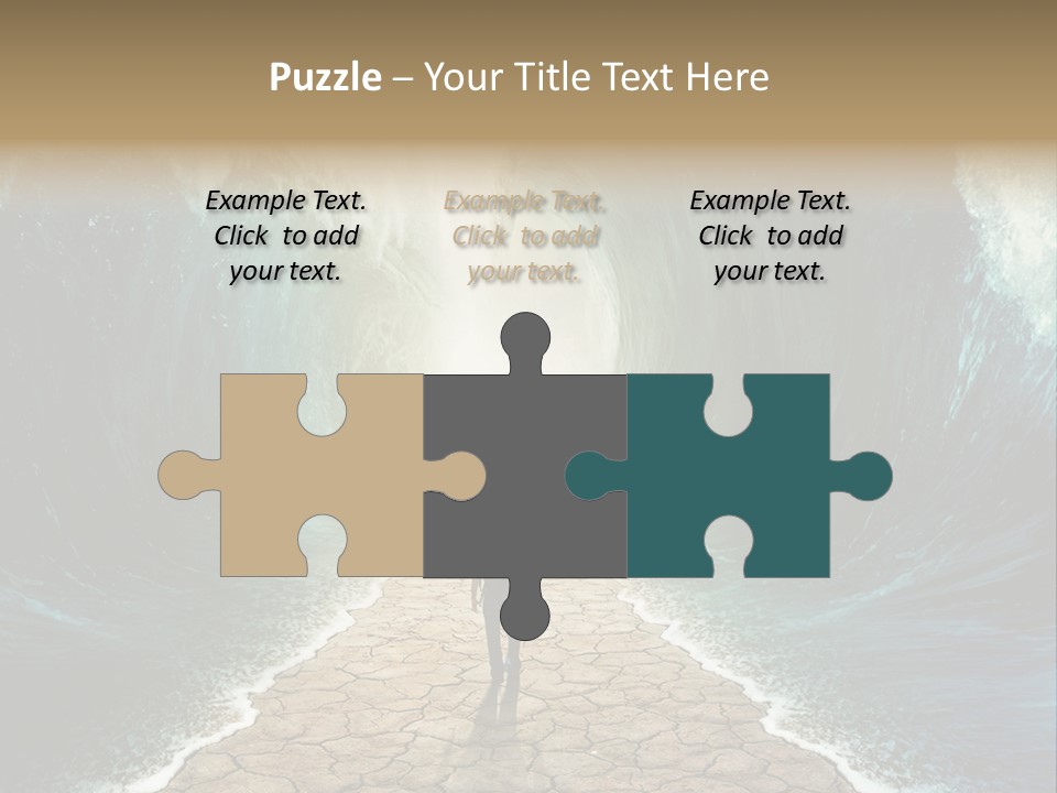 Swim Travel Abstract PowerPoint Template