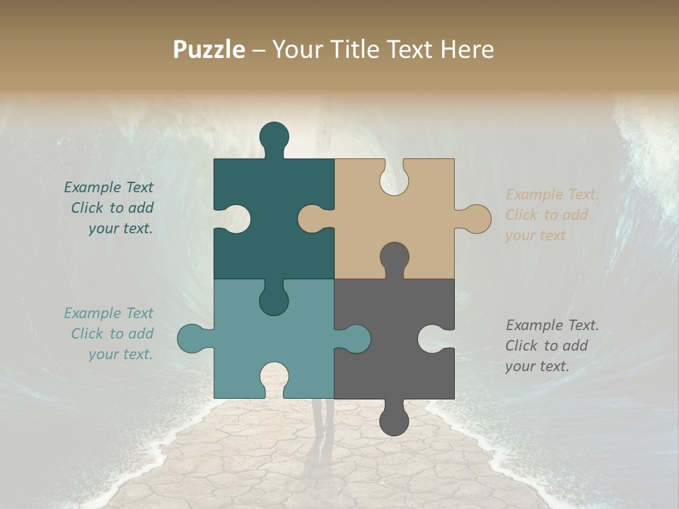 Swim Travel Abstract PowerPoint Template