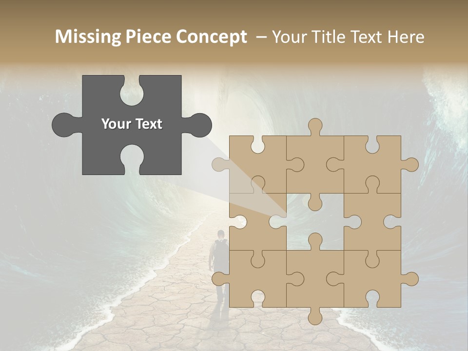 Swim Travel Abstract PowerPoint Template