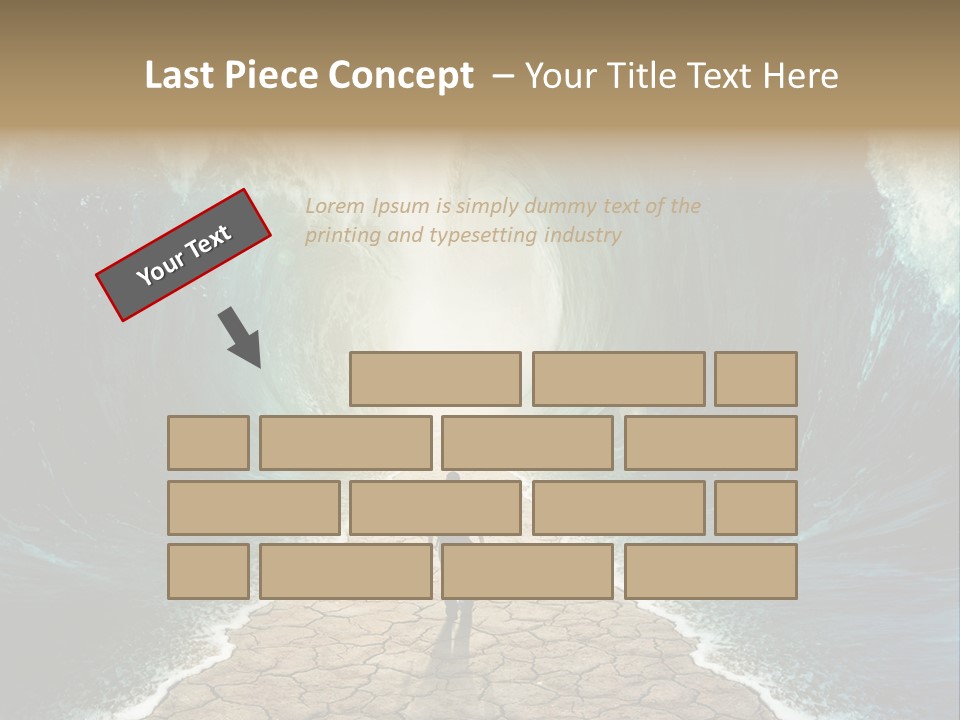 Swim Travel Abstract PowerPoint Template