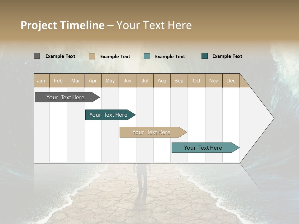 Swim Travel Abstract PowerPoint Template