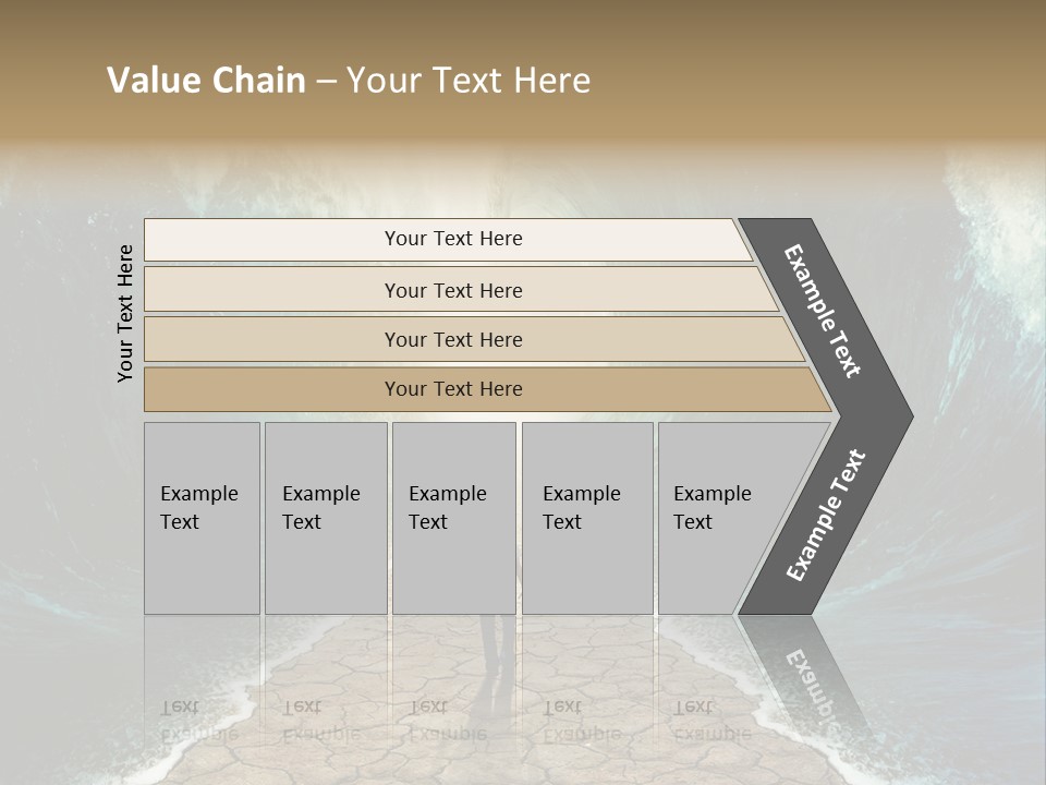 Swim Travel Abstract PowerPoint Template
