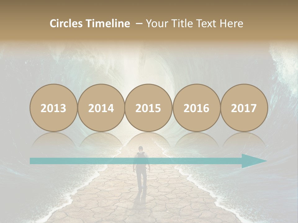 Swim Travel Abstract PowerPoint Template