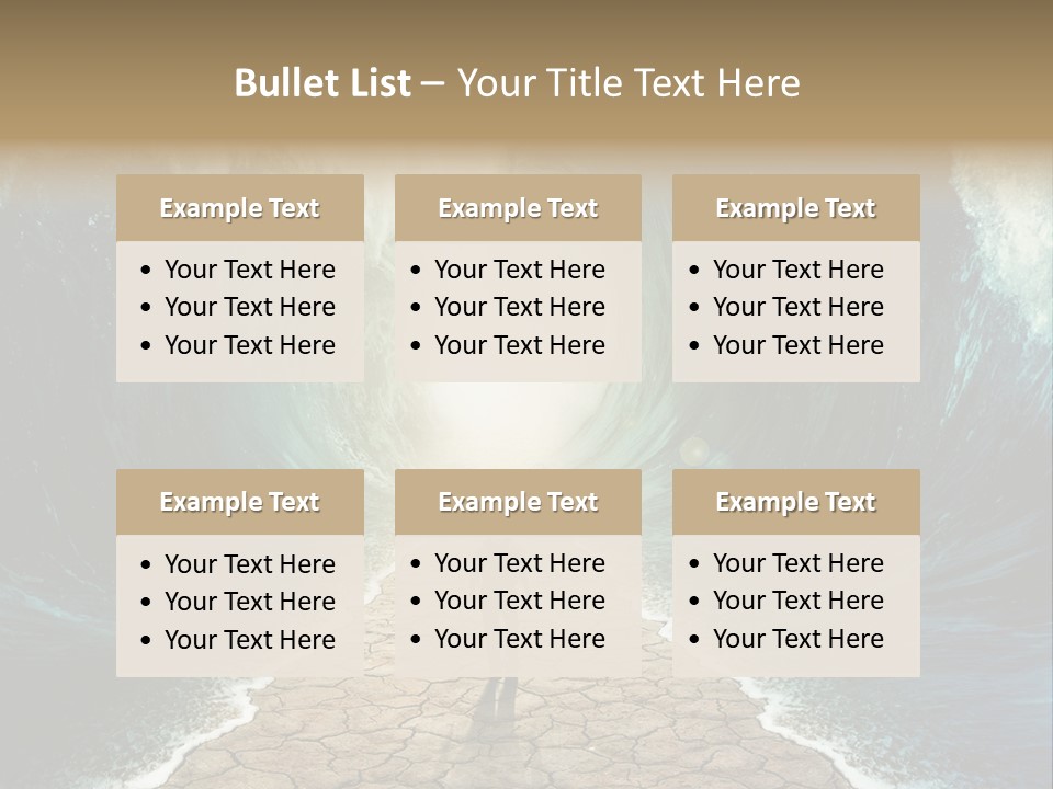 Swim Travel Abstract PowerPoint Template