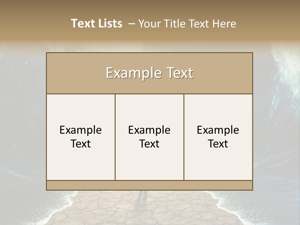 Swim Travel Abstract PowerPoint Template