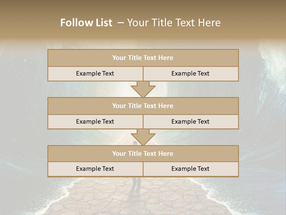 Swim Travel Abstract PowerPoint Template
