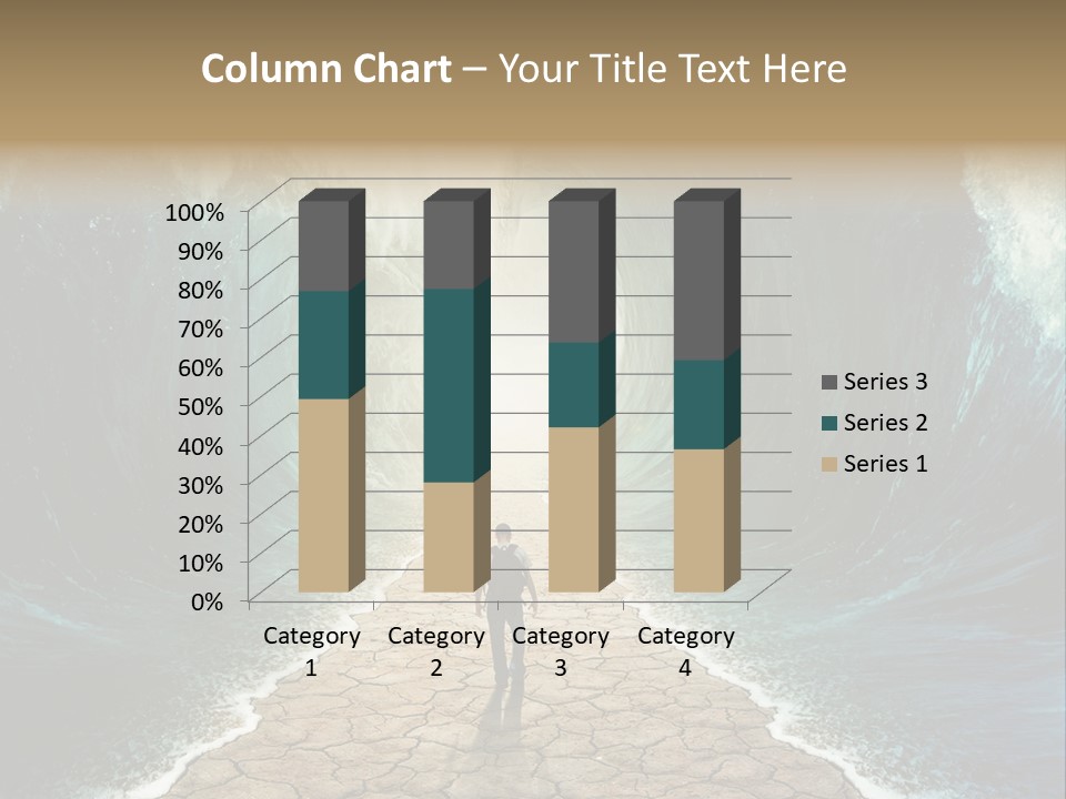 Swim Travel Abstract PowerPoint Template