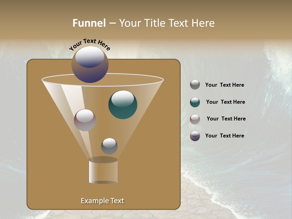 Swim Travel Abstract PowerPoint Template