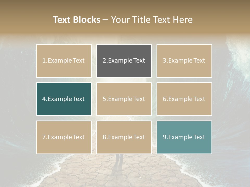 Swim Travel Abstract PowerPoint Template