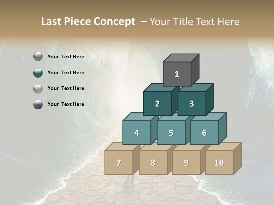 Swim Travel Abstract PowerPoint Template