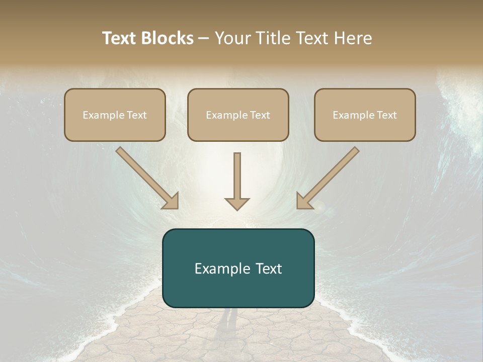 Swim Travel Abstract PowerPoint Template