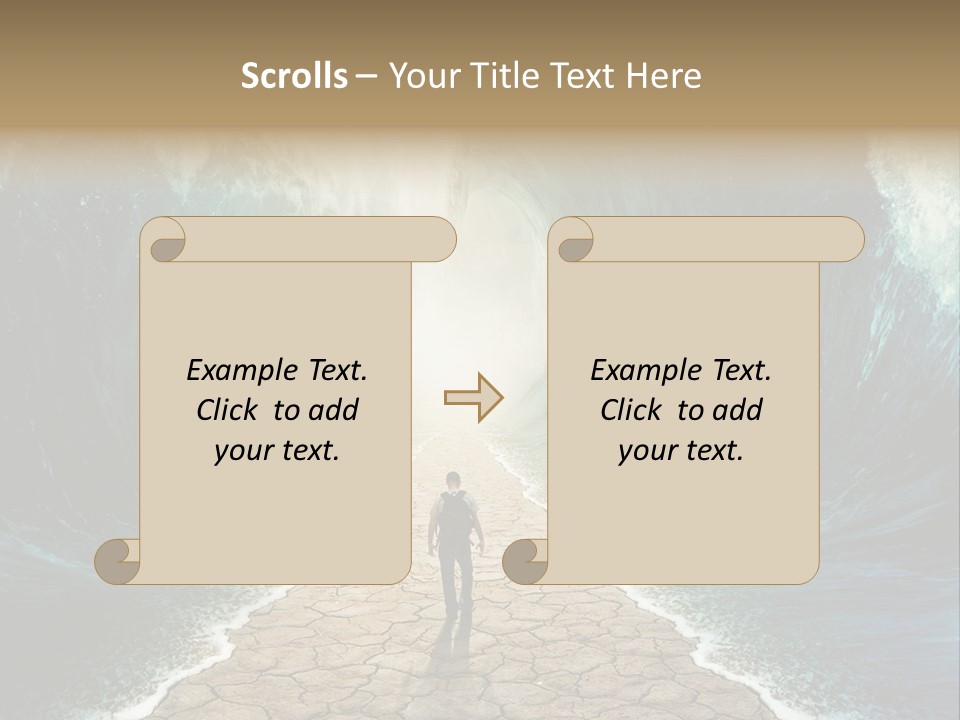 Swim Travel Abstract PowerPoint Template