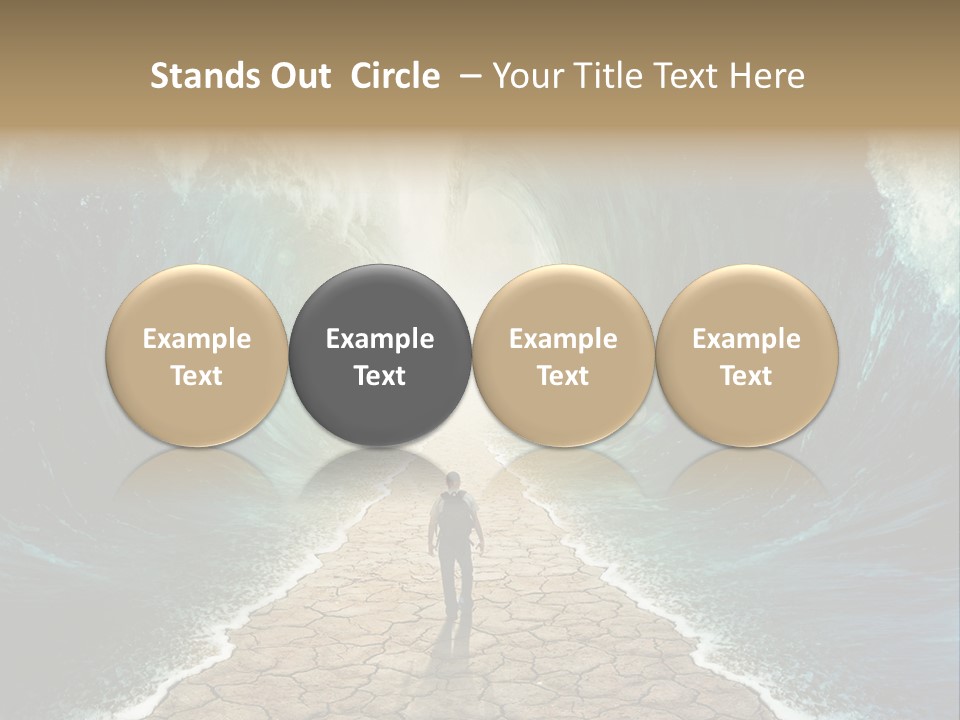 Swim Travel Abstract PowerPoint Template