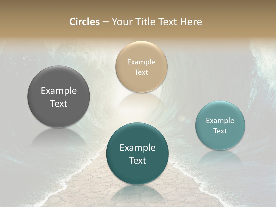 Swim Travel Abstract PowerPoint Template