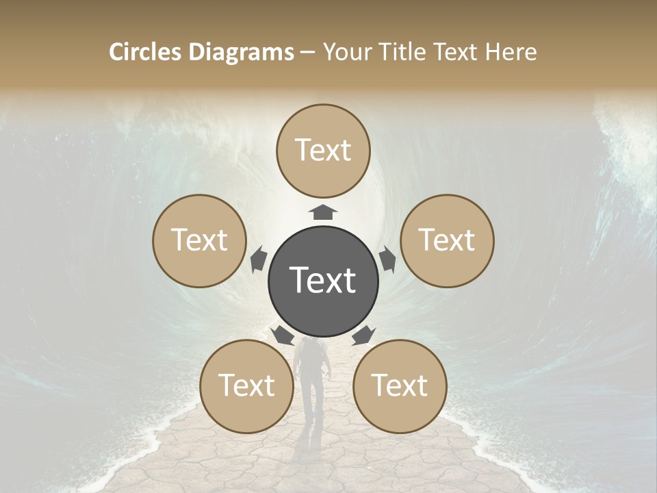 Swim Travel Abstract PowerPoint Template