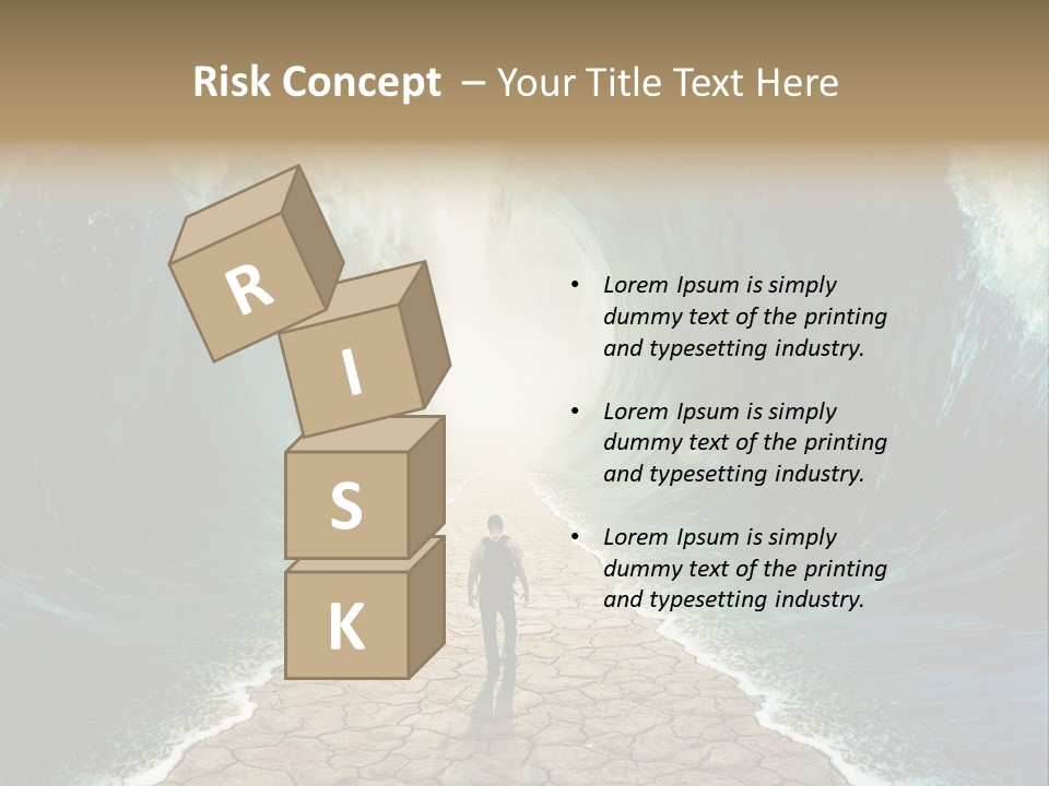 Swim Travel Abstract PowerPoint Template