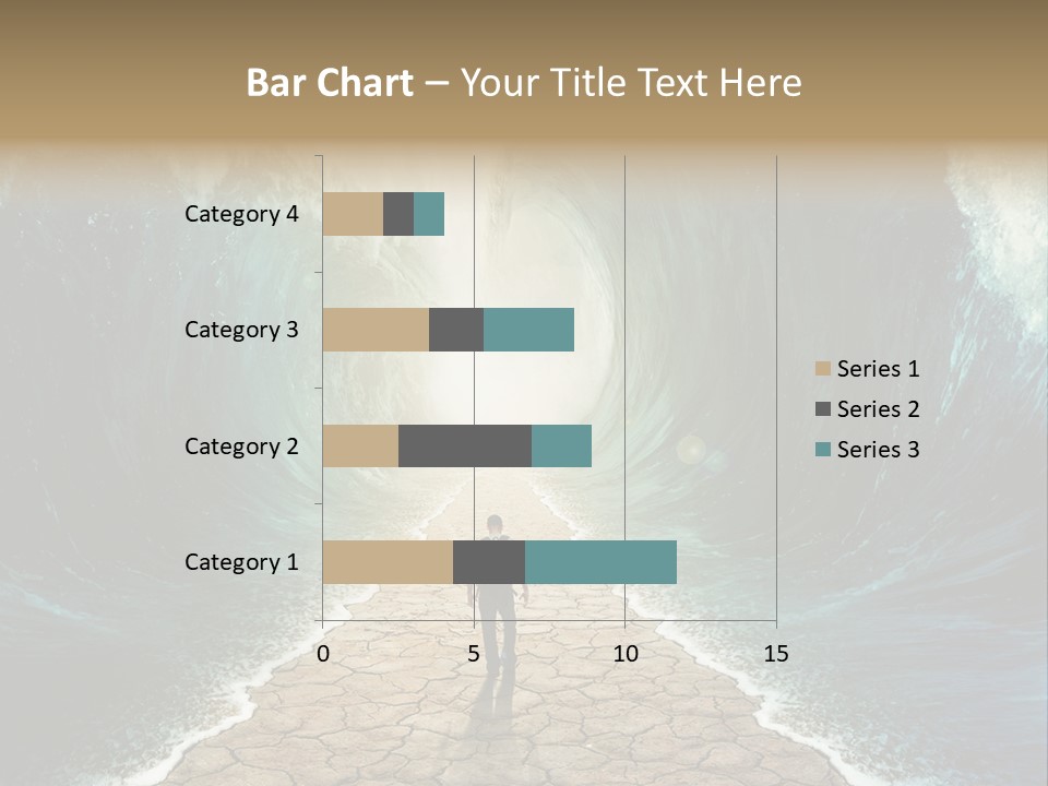 Swim Travel Abstract PowerPoint Template