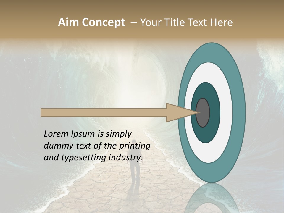 Swim Travel Abstract PowerPoint Template