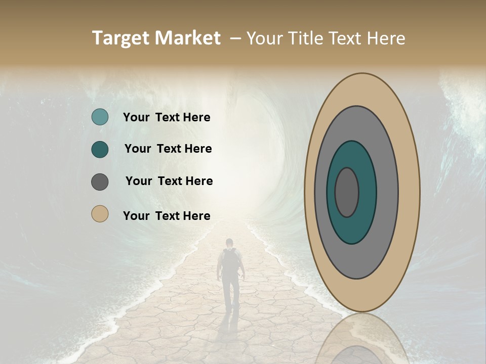 Swim Travel Abstract PowerPoint Template