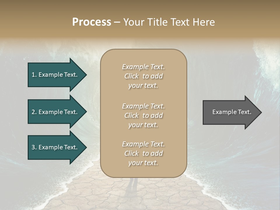Swim Travel Abstract PowerPoint Template