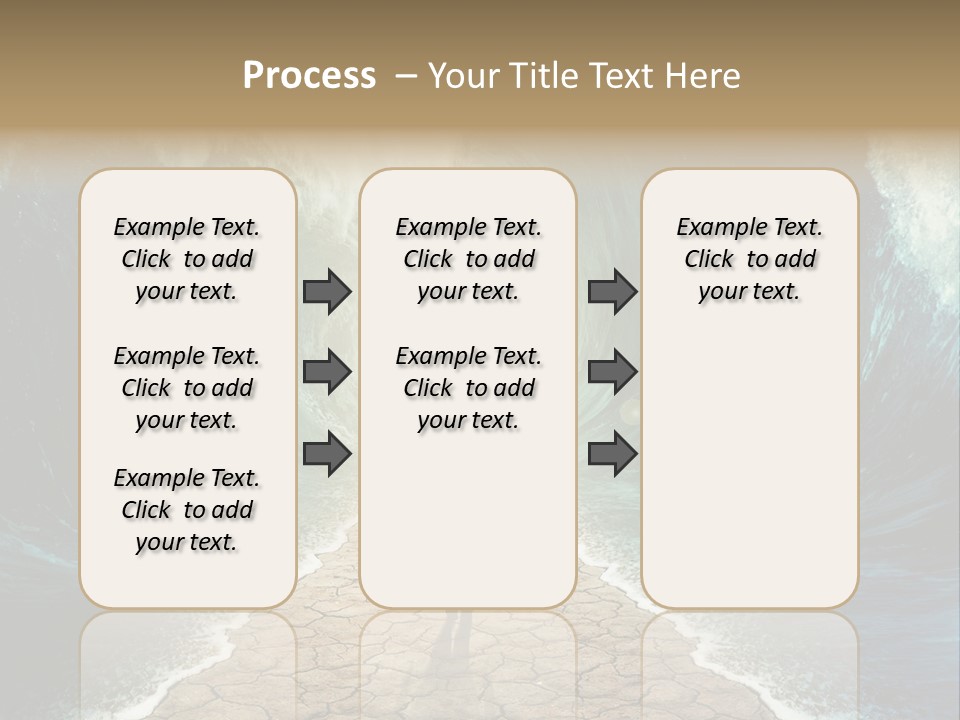 Swim Travel Abstract PowerPoint Template