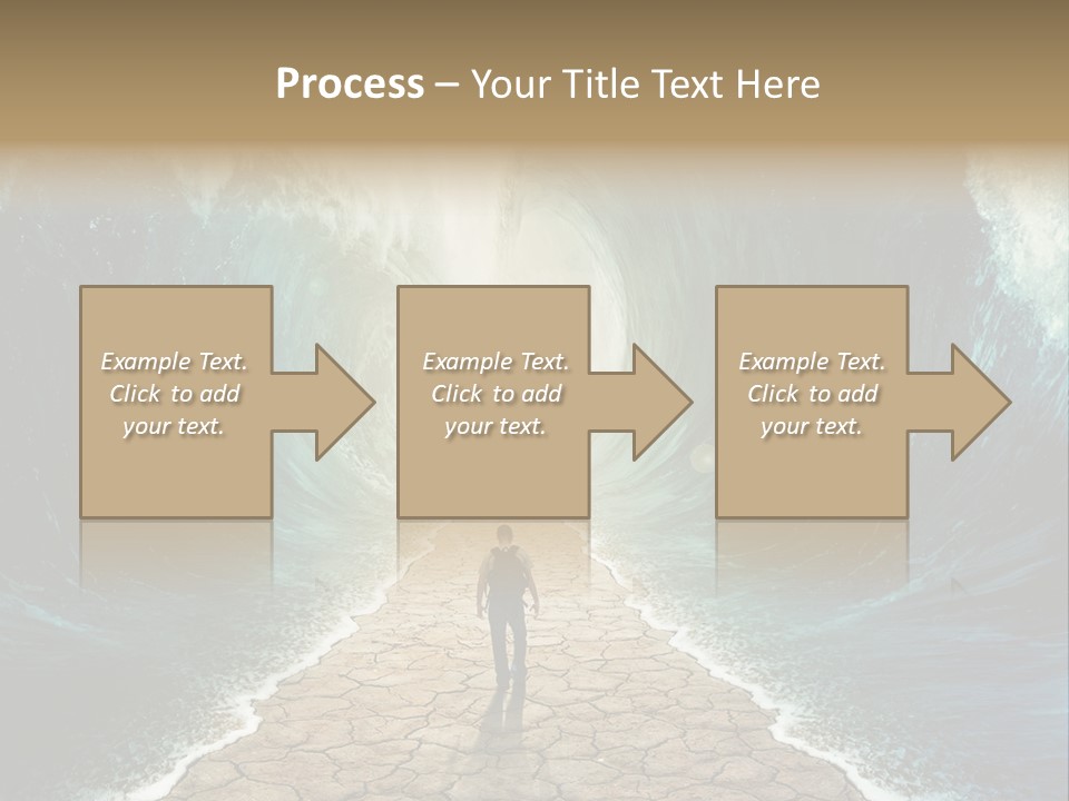 Swim Travel Abstract PowerPoint Template