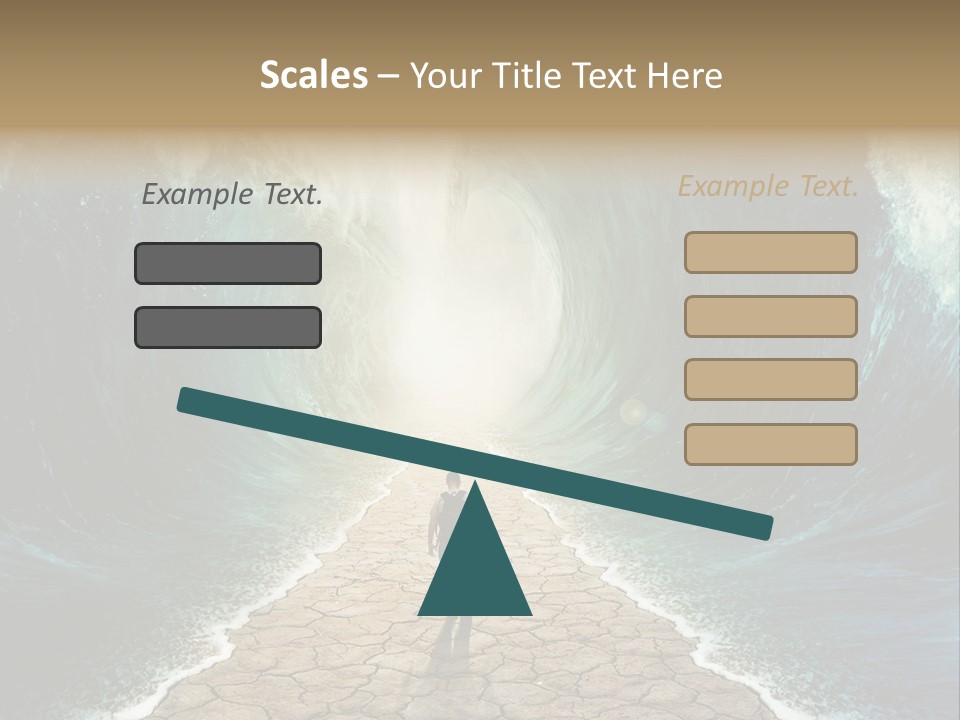 Swim Travel Abstract PowerPoint Template