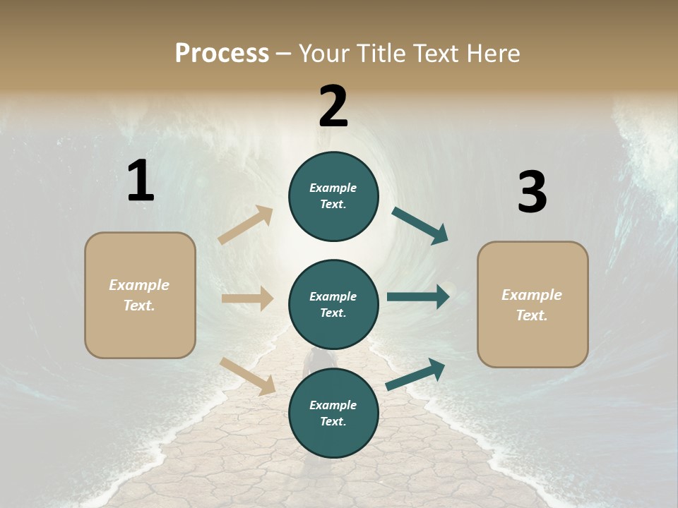 Swim Travel Abstract PowerPoint Template