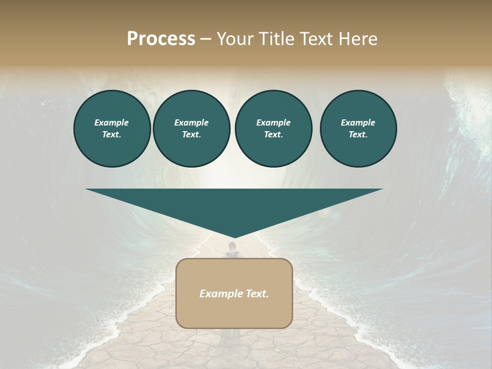 Swim Travel Abstract PowerPoint Template