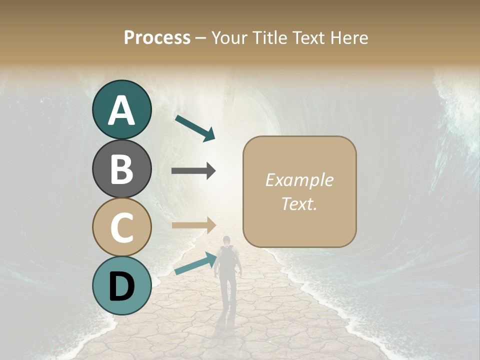 Swim Travel Abstract PowerPoint Template